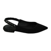 Dolce & Gabbana Sling Back Flats with Black Crystals