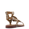 Turquoise Leather Sandal