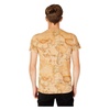 Beige Printed T-shirt Short Sleeves