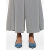 Blue Elasticated Waistband Skirt with Pockets