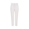 White Tailored Wool Trousers