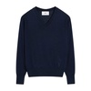 Navy Blue V-Neck Sweater