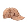 Beige Printed Cap Geo Map Style