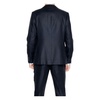 Black Linen Blend Blazer with Buttons