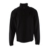 Black Fleece Sweater with Unique Design