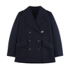 Double-Breasted Coat with Notched Lapels