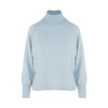 Cashmere Turtleneck Sweater with Embroidery
