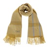 Printed Polyester Scarf Yellow Fall/Winter
