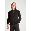 Plain Cotton Zip Sweater