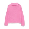 Fuchsia Ribbed Knit Sweater
