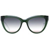 Green Cat Eye Sunglasses Gradient Lens