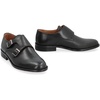 Monk-strap leather shoes