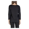 Black Long Sleeve Knitwear Round Neck