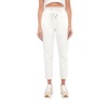 White Straight Leg Cotton Pants