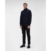 Diagonal Raised Fleece Stand Collar Sweatshirt