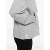Grey Sweater with Zipper and Hood
