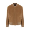 Brown Wool Bomber Jacket