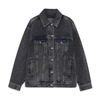Vintage-inspired Grey Denim Jacket