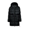 Glossy Nylon Horizontal Quilted Jacket