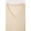 Vintage V-Neck Long Sleeve Wool Blend Jersey