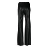Real Leather Straight Suit Trousers