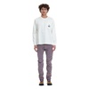 Long-sleeved cotton T-shirt with pocket