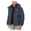 Blue Hooded Zip-Up Jacket