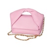Twisted Handle Shoulder Bag
