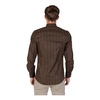 Brown Button-Fastened Long Sleeve Shirt