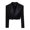 Black Cropped Jacket Look 35