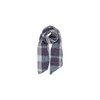 Turquoise Plaid Style Scarf