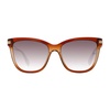 Red Butterfly Sunglasses with Gradient Lenses