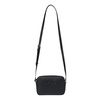 Black Plain Polyurethane Shoulder Bag