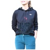 Velvet Details Hooded Sweatshirt