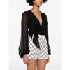 V-Neck Wrapped Blouse