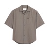 Ash Grey Button-Up Shirt