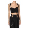 Elegant Cross-Back Crop Top