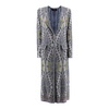 Blue Paisley Duster Coat