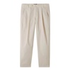 Carrot Fit Trousers with Unique Details
