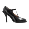 Heeled shoes with Tabi cut-out