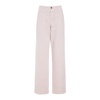 Pale Pink Classic Straight Leg Trousers