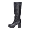 Vintage Leather Heeled Boots