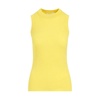 Ribbed Yellow Cotton Top