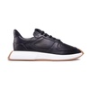 Black Leather Sneakers for Men