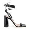 Leather Sandals with Square Toe
