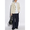 Blazer with open lapels