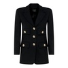 Black Jacket with Button Closure