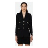 Black Jacket with Button Closure