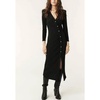 Midi dress with button detail