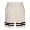White Bermuda Shorts with Bottom Bands